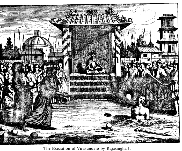 වීරසුන්දර බණ්ඩාර මරාදැමීම (ඕලන්ද සිතුවමකි)